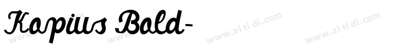 Kopius Bold字体转换 Kopius Bold字体转换